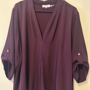 Calvin Klein Deep Purple Blouse